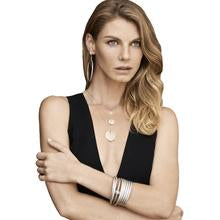 SEED OF LIFE NECKLACE SILVER + GREEN ERINITE SWAROVSKI CRYSTAL