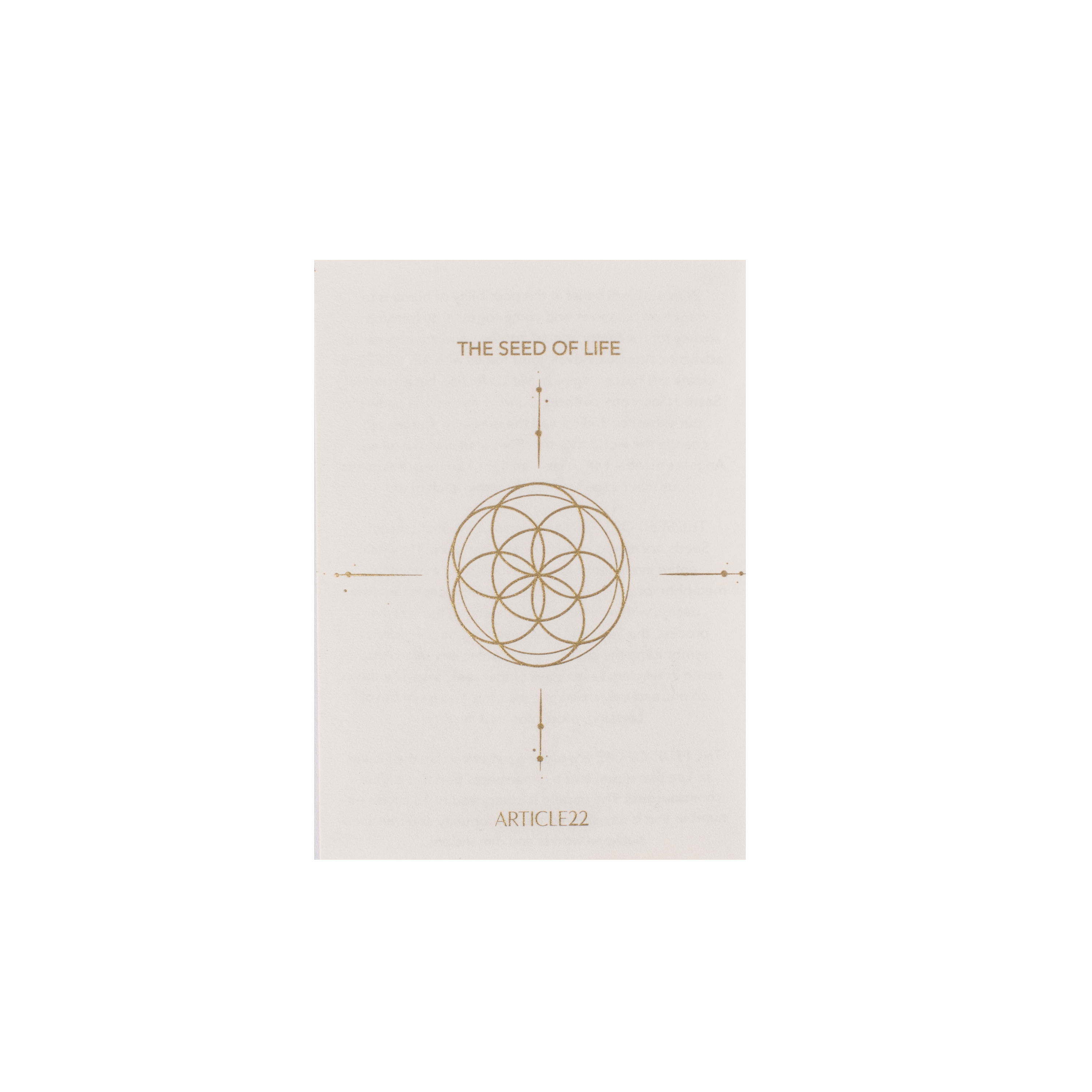 SEED OF LIFE NECKLACE SILVER + GREEN ERINITE SWAROVSKI CRYSTAL