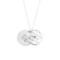 SEED OF LIFE NECKLACE SILVER + GREEN ERINITE SWAROVSKI CRYSTAL